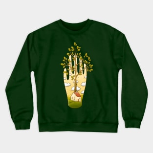 Hand tree Crewneck Sweatshirt